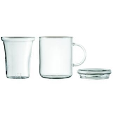 Glass Mug with Strainer
